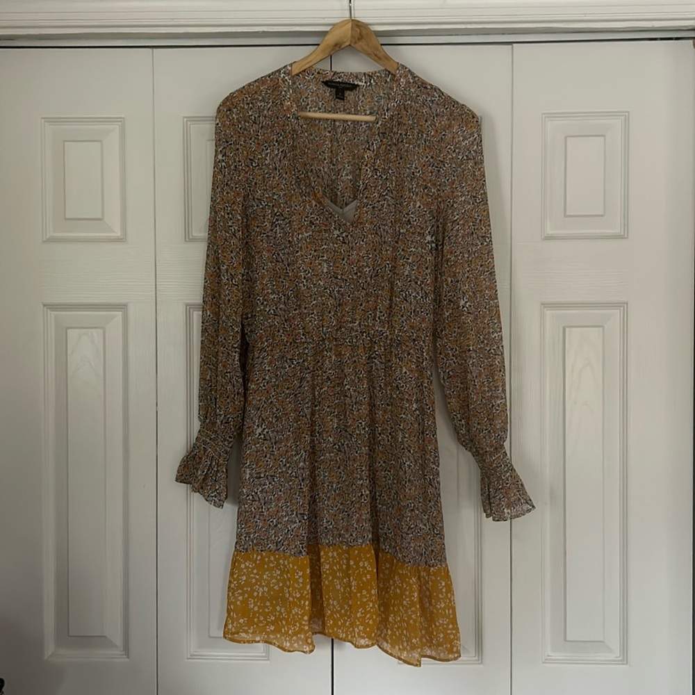Floral Peasant Dress